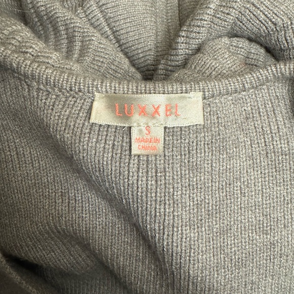 Luxxel Ruffle Hem Surplice Knit Dress - Picture 5 of 6